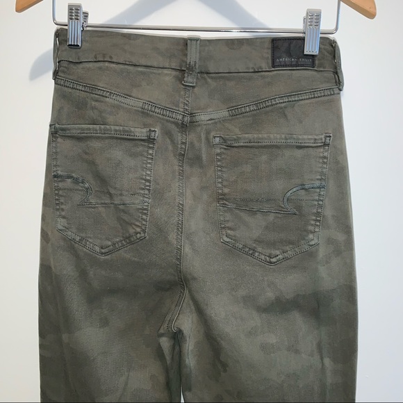 American Eagle Curvy Super Hi Rise Jegging Camo 8 - Picture 7 of 13